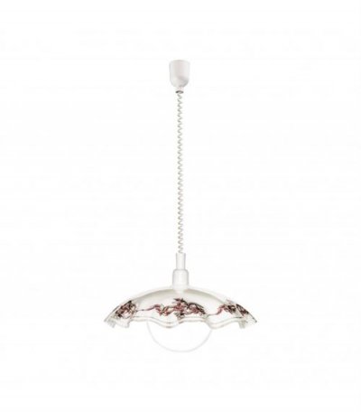 GENERIQUE Suspension VETRO 1 ampoule blanc Diam&egrave;tre 42 Cm