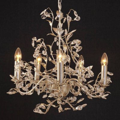 HOLLANDER Suspensions buono medium 5x40w e14 feuille d'argent