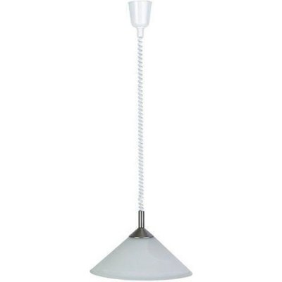 BRILLIANT Suspensions monte et baisse ariana 1x60w e27 acier albatre