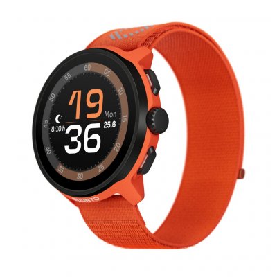 SUUNTO  - Montre GPS -  Run Coral Orange + Textile Strap