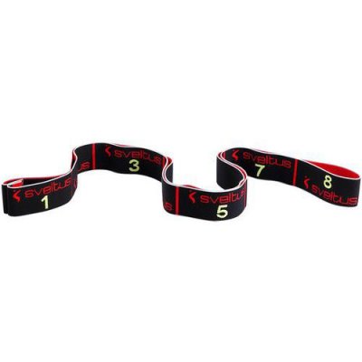 SVELTUS  Elastiband - Bande de musculation Black 15 kg