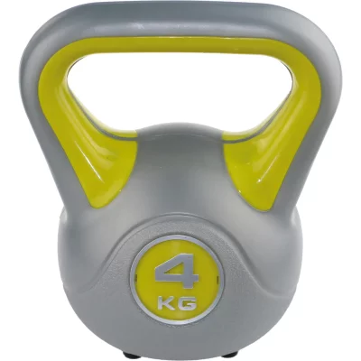 SVELTUS  kettlebell fit jaune/gris 4 kg