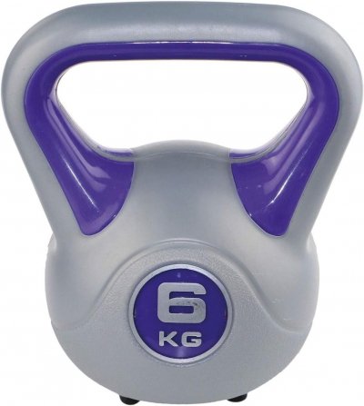 SVELTUS  kettlebell fit violet/gris 6 kg