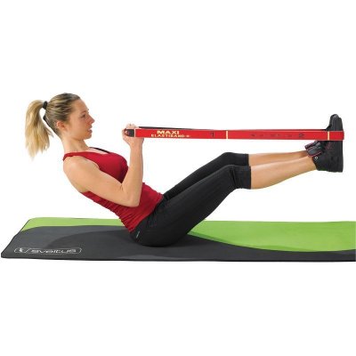 SVELTUS  Maxi Elastiband, Mixte Adulte, Rouge, 10 kg
