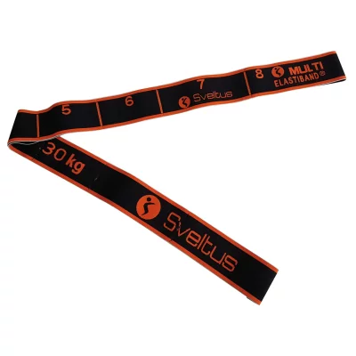 SVELTUS  Multi Elastiband30 kg 110 cm noir 110 cm
