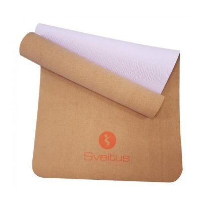 SVELTUS  tapis de yoga li&egrave;ge 183 x 61 cm marron