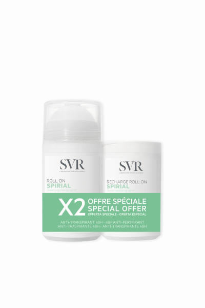 SVR  Spirial Roll-On Anti-Transpirant Intense 50ml + Eco-Recharge 50ml