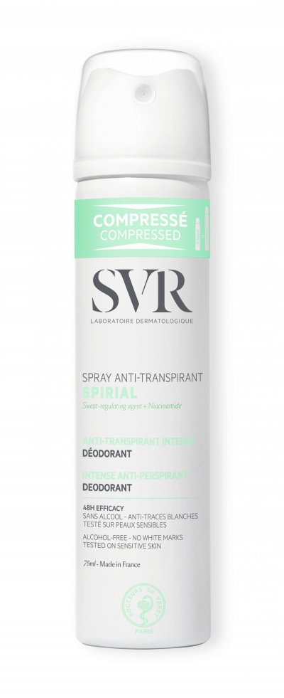 SVR  SPIRIAL - Spray Anti-Transpirant, 75ml
