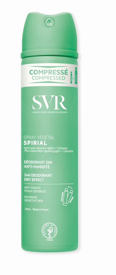 SVR  Spirial Spray V&eacute;g&eacute;tal D&eacute;odorant Anti-Humidit&eacute; 75ml