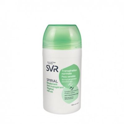 SVR  SPIRIAL VEGETAL - D&eacute;odorant Anti-Transpirant 48h, Roll-on 50ml