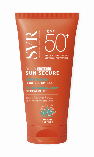 SVR  Sun Secure Blur Cr&egrave;me Mousse Teinte H&acirc;l&eacute;e SPF50+ 50ml