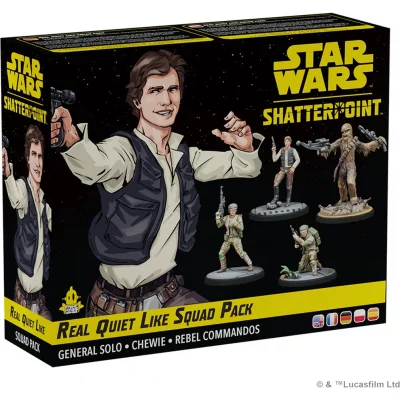 ATOMIC MASS GAMES SW Shatterpoint : Real Quiet Like Squad Pack -  Jeu de soci&eacute;t&eacute; - AMGSWP35ML 