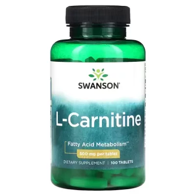 SWANSON  L-Carnitine 500mg 100 comprim&eacute;s - L-carnitine