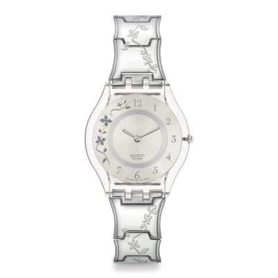 OMI JAPAN PRODUCTS Swatch Montre Femme Climber Flowery Bracelet Acier R&eacute;glable