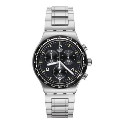 SWATCH  orologio NIGHT FLIGHT AGAIN Originals New Irony Chrono 43mm YVS444GC