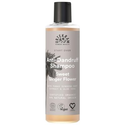 URTEKRAM Sweet Ginger Flower - Start Over, Shampooing Antipelliculaire 250 ml