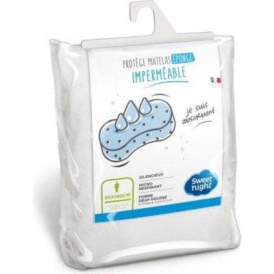SWEET NIGHT SWEET HOME Prot&egrave;ge matelas bouclette SIMON 140X190/200 cm