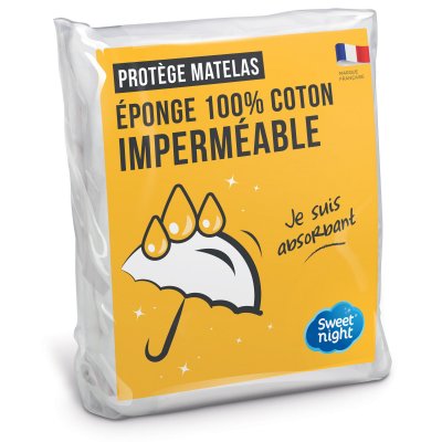 SWEET NIGHT SWEETNIGHT Prot&egrave;ge matelas bouclette SIMON 160x200 cm