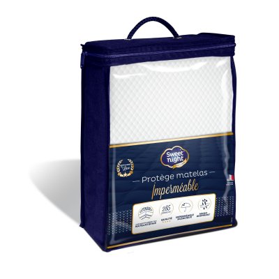 SWEETNIGHT  Prot&egrave;ge-matelas PREMIUM NIKOS 180x200 cm - Blanc