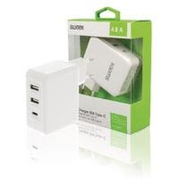 NO NAME Sweex CH-016WH Charger 3 - Sorties 4,8 A 2x Usb / Usb-c Blanc