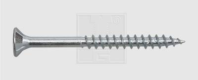 SWG  17602456010 Vis &agrave; bois 4.5 mm 60 mm &agrave; denture int&eacute;rieur multiple acier galvanis&eacute; 250 pc(s)