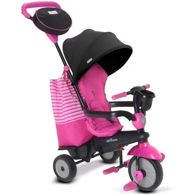SMARTRIKE Swing DLX 4-in-1 driewieler Tricycle Enfant Fille Rose