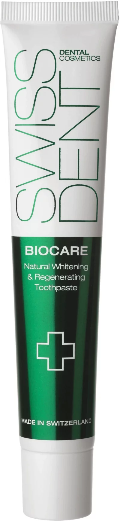 SWISSDENT  Biocare Dentifrice Blanchissant et R&eacute;g&eacute;n&eacute;rant Naturel 50 ml