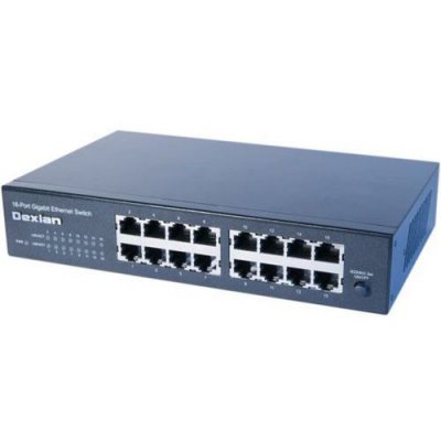 DEXLAN Switch 16 Ports Gigabit Rackable 10" Et 19