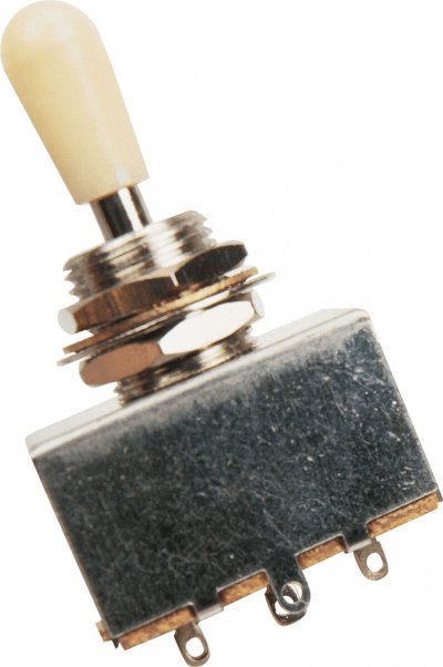 YELLOW PARTS Switch 3&nbsp;positions pour les paul&nbsp;&ndash;&nbsp;botenera Blanc
