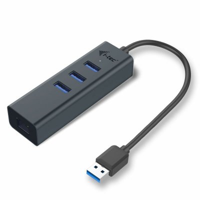 I TEC Switch > i-tec i-tec Switch i-tec I-TEC USB 3.0 Metal 3-Port HUB with Gigabit Ethern