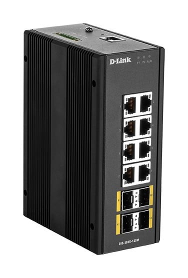 D LINK Switch industrial d-link 8 puertos 100-1000 DIS-300G-12SW