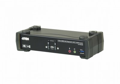 ATEN Switch Kvm Double &Eacute;cran Dp 1.2 Et Hdmi 2.0/usb