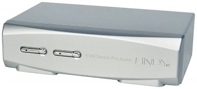 LINDY Switch kvm pro displayport 1.2 usb 2.0 audio (2 ports) 4002888393041