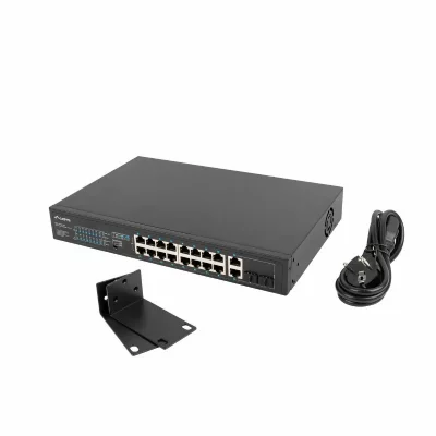 LANBERG Switch  rsfe-16p-2c-150 16 x poe