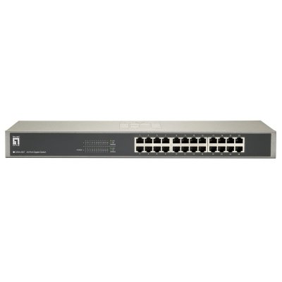 LEVEL ONE Switch  24 puertos 10-100-1000 rack GSW-2457
