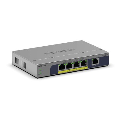 NETGEAR Switch >   Switch  5PT GB UNMANAGED SWCH W/POE+