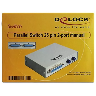 DELOCK Switch parall&egrave;le 2 ports  1982656 beige