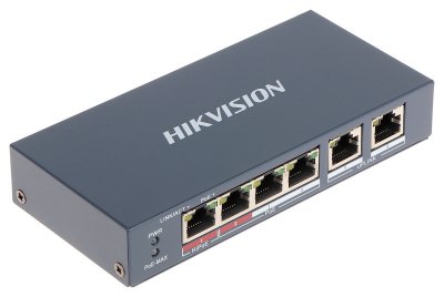 HIKVISION Switch POE  DS-3E0106HP-E 4 Ports 10/100 Mb/s 60W 301801345