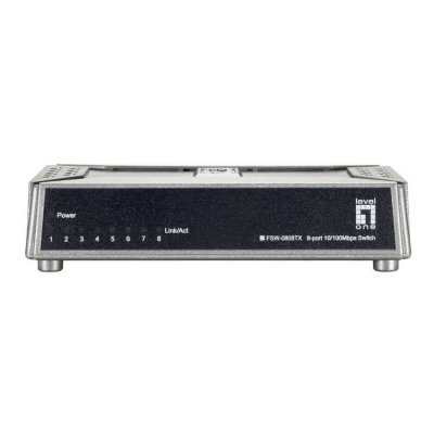LEVEL ONE Switch r&eacute;seau ethernet levelone palmcom fsw-0808tx - 8 ports FSW-0808TX
