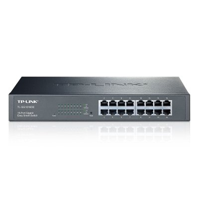 TP LINK Switch r&eacute;seau Gigabit g&eacute;r&eacute; L2 TL-SG1016DE 16 ports RJ-45 VLAN QoS