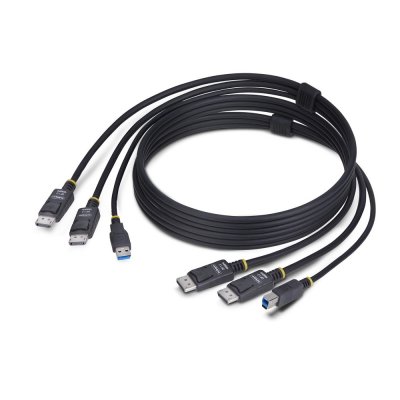 STARTECH Switch >   Switch  CABLE KVM DOUBLE DISPLAYPORT D