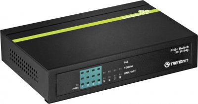TRENDNET Switch  tpe-tg44g 8 ports ethernet 10/100/1000 dont 4 poe+