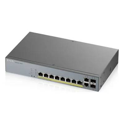 ZYXEL Switch >   Switch  GS1350-12HP-EU0101F - 10 (ports)/10/100/1000/Avec POE/Manageable/8