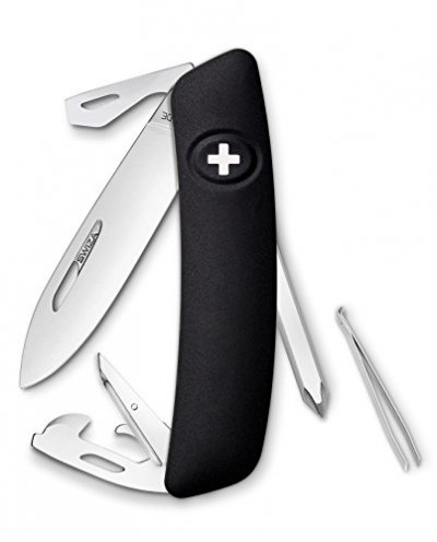 SWIZA  Multifonctions D04n Couteau suisse, Graphite/noir, 16.8 EU