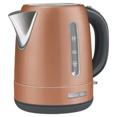 SENCOR Swk 1226gd 1.2l 2150w sans fil arr&ecirc;t automatique acier inoxydable marron