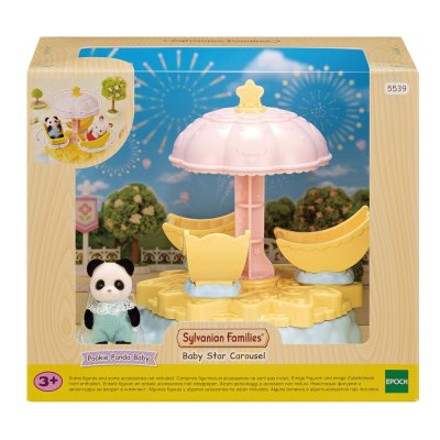 SYLVANIAN FAMILIES  Le carrousel &eacute;toil&eacute; Pour Enfant - La f&ecirc;te foraine