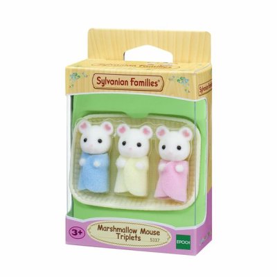 SYLVANIAN FAMILIES  - Tripl&eacute;s Souris marshmallow - 5337