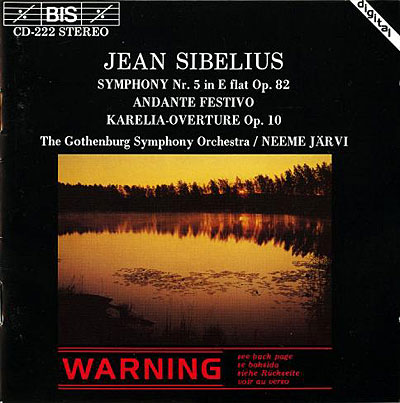 Symphonie N&deg;5 / op.82 - Andante festivo pour cordes