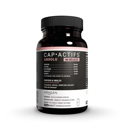 ARAGAN SYNACTIFS Cap Actifs absolu cheveux et ongles x180 g&eacute;lules