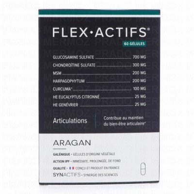ARAGAN SYNACTIFS FLEXActifs articulations bo&icirc;te de 60 g&eacute;lules